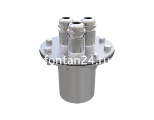 Подводный кабельный ввод 3х(14-9мм), 2”ВР, нерж.сталь