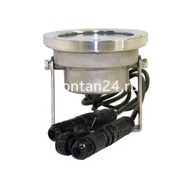 Подводный светодиодный прожектор (LED) 9 диодов, 45°, 12V.DC, теплый белый Подводный светодиодный прожектор (LED) 9 диодов, 45°, 12V.DC, теплый белый