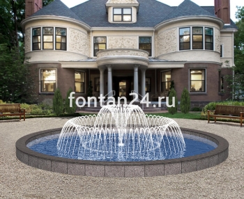 Фонтан для города "Солнечный шатер" ø=7,5 м